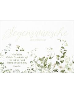 Faltkarte Segenswünsche