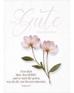 Faltkarte Alles Gute zum Geburtstag