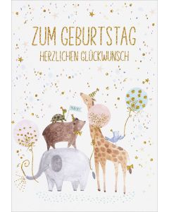 Faltkarte Herzlichen Glückwunsch