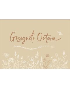 Faltkarte Gesegnete Ostern
