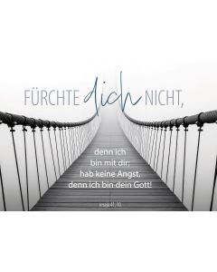 Postkarte 10 Ex. Fürchte dich nicht (Brücke)