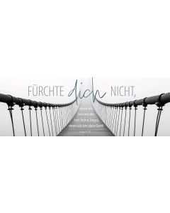 Lesezeichen 10 Ex. Fürchte dich nicht (Brücke)