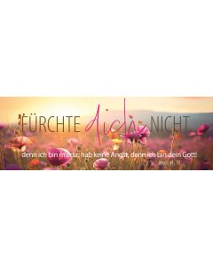 Lesezeichen 10 Ex. Fürchte dich nicht (Blumen)