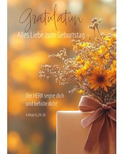 Faltkarte Gratulation - Alles Liebe zum Geburtstag 1 Ex