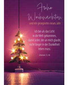 Faltkarte Frohe Weihnachten 1 Ex