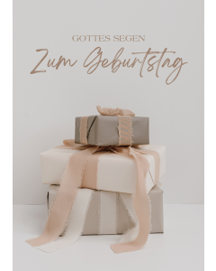 Faltkarte Gottes Segen zum Geburtstag 1 Ex