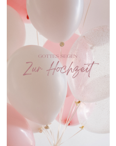 Faltkarte Gottes Segen zur Hochzeit 1 Ex