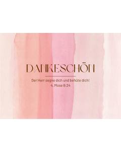 Postkarte Dankeschön