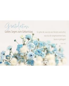 Faltkarte Gratulation - Gottes Segen zum Geburtstag 1 Ex