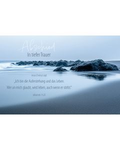 Faltkarte Abschied - In tiefer Trauer 1 Ex