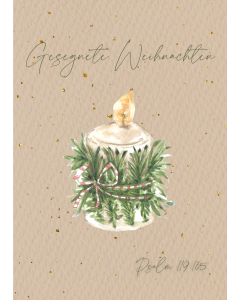 Postkarte Gesegnete Weihnachten 1 Ex