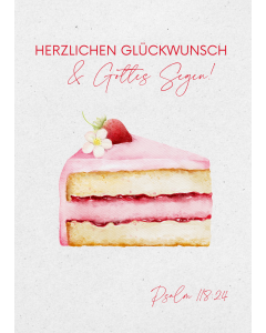 Postkarten Herzlichen Glückwunsch & Gottes Segen