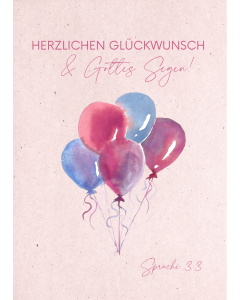 Postkarten Herzlichen Glückwunsch & Gottes Segen