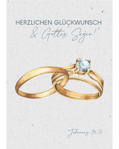 Postkarten Herzlichen Glückwunsch & Gottes Segen