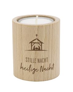Teelichthalter Stille Nacht Heilige Nacht