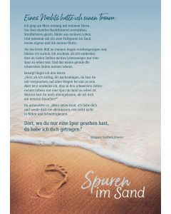 Spuren im Sand