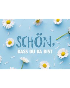 Minikarte Schön dass du da bist