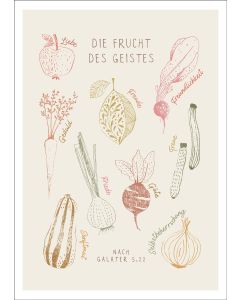 Poster A3 Die Frucht des Geistes