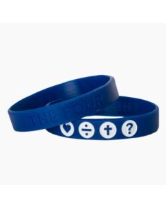 THE FOUR Armband navy blau 19 cm