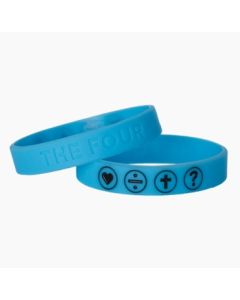 THE FOUR Armband blau 18 cm leuchtend