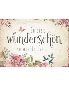 Postkarte 'Wunderschön' 1EX