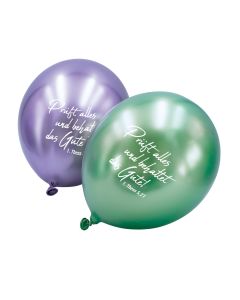 Luftballons 10er-Set 'Prüft alles und behaltet das Gute!