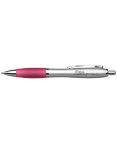 Kugelschreiber rosa 'Prüft alles und behaltet das Gute!