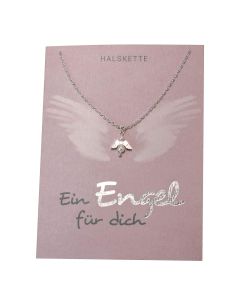 Halskette 'Ein Engel für dich' versilbert