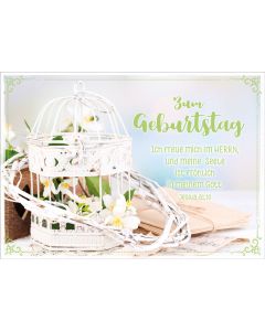 Postkarte 'Zum Geburtstag' 12 Ex.