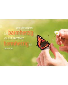 Poster A2 'Jesus Christus spricht: Seid barmherzig wie auc