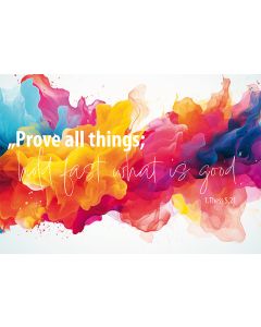 Postkarte 10 Ex. 'Prove all things; hold fast what is good'